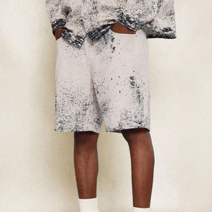 Venta al por mayor nueva moda bordado personalizado de alta cintura pantalones cortos de mezclilla precio barato de fábrica cómodo bajo MOQ pantalones cortos de mezclilla para los hombres - Product Image 5