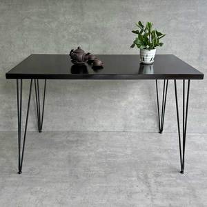 Ensemble table et chaises rectangulaires pour appartement, avec 4 chaises - Design réglable - Product Image 3