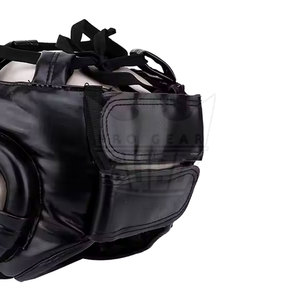 Protector de Cabeza de Cuero para Artes Marciales - Logotipo Personalizado, Diseño Transpirable, Protección Cómoda para Entrenamiento de MMA y Boxeo - Product Image 5