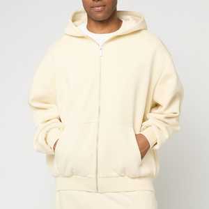 Custom <b>Polyester</b>/Cotton Fleece Full Zip Blank Heavyweight Regular Fit Casual Tracksuit Jogging Suit Hoodie <b>Jogger</b> Sets Men - Product Image 3