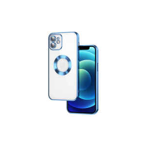 Coque en silicone bleu clair Netzy pour iPhone 11 SAF avec logo Omega, protection de l'appareil photo, coque de téléphone portable - Product Image 1