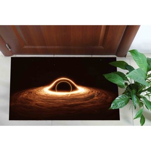 Tapis Cosmic Man Cave, tapis d'entrée, tapis imprimé, design moderne sur le thème de l'espace, tapis doux non tissé - Product Image 5