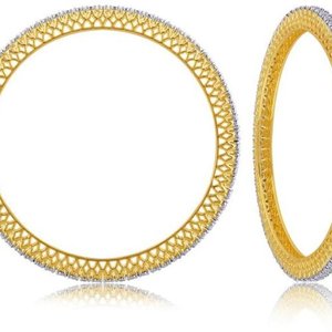 Derniers modèles de bracelets et joncs en diamants magnifiques, bijoux élégants pour femmes, les plus vendus, à prix de gros pour l'exportation - Product Image 2