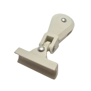 Extrémité de poulie pivotante ronde ivoire pour auvent extérieur Accessoires en plastique imprimés professionnels, fabriqués en Italie - Product Image 2