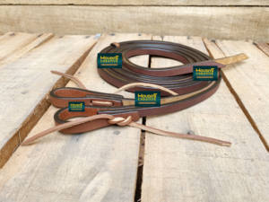 Dernière Offre Spéciale Western Horse Tack personnalisé en cuir de vachette argentin fendu rêne Western Latigo Rein usine OEM fabricant - Product Image 4