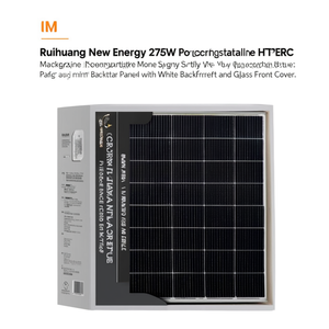 Panneau solaire pliable Ruihuang New Energy 275W polycristallin monocristallin HJT PERC avec feuille arrière blanche et couvercle avant en verre - Product Image 2