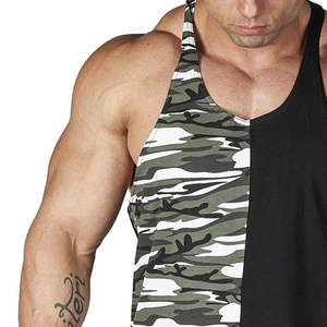 Camiseta sin mangas transpirable para hombre, camiseta muscular para gimnasio, chaleco deportivo sin mangas, ropa deportiva personalizada de secado rápido - Product Image 5