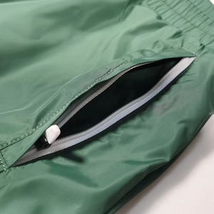 Waterproof Canvas Windbreaker Pants High Waist Casual Breathable Quick Dry Light Wash 100% Polyester for <b>Men's</b> Workouts - Product Image 3