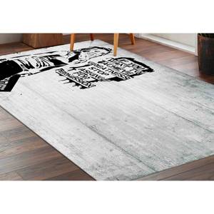 Alfombra con Diseño de Graffiti de Mujer de Banksy: Decoración Moderna para Salón, Alfombra Antideslizante, Alfombra Delgada No Tejida - Product Image 2