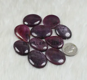 Top Quality Natural Star <strong>Ruby</strong> Cabochon Mix Shape Bulk Lot Loose Gemstone For Making Handmade Silver Jewelry Wholesale Suppliers - Product Image 2