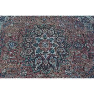 Grand tapis turc vintage 5x9,4 pi (152x285 cm), tapis persan brun - Product Image 5