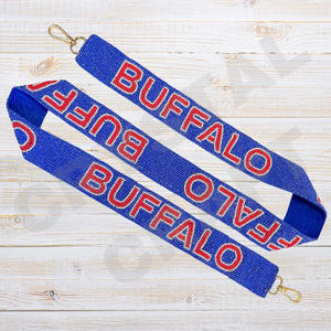 Correas de bolsa de cuentas de semillas de oro blanco personalizadas en blanco, accesorios de moda para monedero, Correa con cuentas, piezas especiales para bolsas, accesorios - Product Image 4