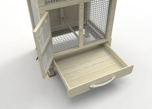 กรงนกแก้วไม้ขนาดใหญ่ แบบจำลองนกตกแต่งขนาดใหญ่พิเศษ ทำจากเหล็กดัด ลายสีน้ำ คลิปอาร์ต คุณภาพสูง แบบดั้งเดิมสำหรับตกแต่ง - Product Image 5