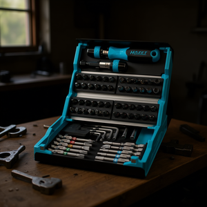 Hazet 1/4'' SmartCase <b>Screwdriver</b> <b>Bit</b> <b>Set</b> 69-Piece Tool <b>Set</b> - Product Image 3