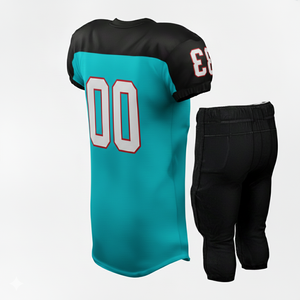Nuevo Diseño Personalizado de Camisetas de Fútbol Americano, Uniformes Cortos 100% Poliéster Transpirable de Secado Rápido, Buen Precio, Ropa Deportiva Unisex - Product Image 3