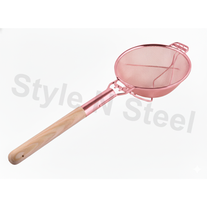 Écumoire en maille, passoires et égouttoirs, ustensiles de cuisine pour la cuisson et la friture, passoire en fil métallique, passoire à pâtes - Product Image 3