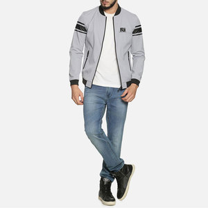 Blouson bombardier léger de qualité supérieure pour homme Veste d'hiver élégante et respirante avec col montant et logo sur le devant La meilleure vente au Pakistan - Product Image 3