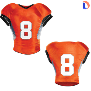 Tenues de football américain personnalisées avec impression numérique, respirantes, antibactériennes, séchage rapide, unisexes, pour adultes, par une équipe de designers de premier plan - Product Image 4