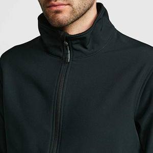 Chaqueta Softshell Personalizada, Cortavientos, para Invierno, Color Blanco, Cuello Alto, Estilo Urbano, Talla Grande, Informal - Product Image 5