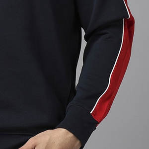 Custom Logo Cotton <b>Fleece</b> <b>Sweatshirts</b> for Men WStreetwear Basics Cotton Blended <b>Sweatshirts</b> - Product Image 3