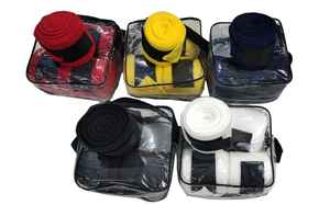 ชุดผ้าพันแผลม้าขนแกะระดับพรีเมียมระบายอากาศได้ดีความกว้าง4นิ้วความยาว3เมตร - Product Image 4