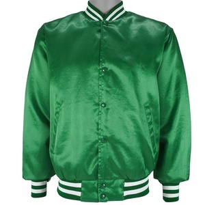 เสื้อแจ็คเก็ตผ้าซาตินสำหรับผู้ชายเสื้อแจ็กเก็ตผ้าซาตินใส่ลำลองดีไซน์ใหม่ทำตามสั่ง - Product Image 1