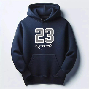 Conjunto Deportivo de Invierno para Hombre al por Mayor, Sudadera con Capucha de 2 Piezas, Traje para Correr, Logotipo Personalizado con Impresión Digital, 100% Algodón Grueso - Product Image 3