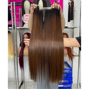 Nouveau produit! Vente en gros 100% Extension de cheveux raides d'os vietnamien Remy toutes couleurs cheveux humains bruts de haute qualité cheveux non transformés - Product Image 1