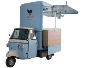 Triciclo Eléctrico para Comida, Carrito de Comida Móvil de Tres Ruedas, Resistente a la Oxidación, 5 Años de Garantía, para Café, Pizza, Tacos, Helados y Snacks - Product Image 6