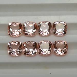 Hermoso cojín de morganita Natural, piedras preciosas sueltas de corte facetado, piedras preciosas curativas de alta calidad, tamaños personalizados, 3mm, a granel, bajo - Product Image 5