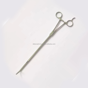 Fórceps de disección curvos toracoscópicos VATS 25mm Altura de arco CCC Certificado Manual Clase II Quirúrgico mínimamente invasivo - Product Image 1