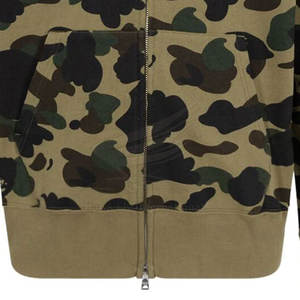 Ropa de calle de alta calidad, sudaderas con cremallera de cara completa, ropa de invierno, sudaderas con cremallera de cara completa, Sudadera con capucha mezclada de algodón hecha a medida - Product Image 6