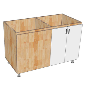 ไม้เนื้อแข็ง 1m2 โมดูลครัวไม้ธรรมชาติ MTBT015-Quality Bp Di - Product Image 1