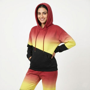 Sweat-shirts à capuche de qualité supérieure pour femmes, prix de gros, poids lourd, épaules tombantes, streetwear, sweat-shirts à capuche personnalisés, couleur personnalisée, pull à capuche - Product Image 1