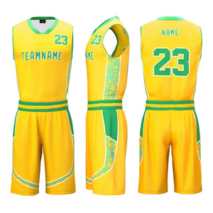 Conjunto de uniforme de baloncesto de talla grande para adultos clásico, camiseta transpirable, logotipo del equipo, ropa deportiva de entrenamiento de competición, sublimación - Product Image 4