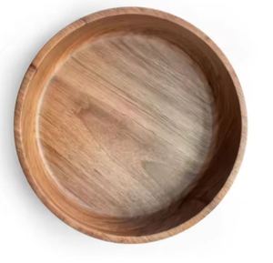 Recién llegado, plato de fruta de madera decorativo de Navidad, cuenco para servir para decoración, cocina casera en diseño moderno - Product Image 3