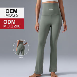กางเกงเลกกิ้งออกกำลังกายเอวสูงสำหรับผู้หญิงกางเกงฟิตเนสไร้รอยต่อสำหรับใส่เล่นโยคะ - Product Image 4