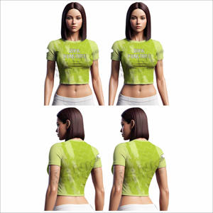 Durable de haute qualité femmes haut court impression personnalisée femmes haut court Offre Spéciale femmes haut court - Product Image 6