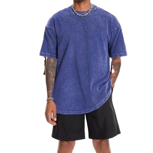 เสื้อยืดผ้าฝ้าย100% สำหรับผู้ชายไซส์ใหญ่พิเศษพิมพ์โลโก้ได้ตามต้องการเสื้อยืดสไตล์สตรีทแวร์แนวสตรีทแบบลำลอง2025ฤดูร้อน - Product Image 5