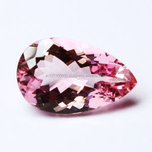 Piedra preciosa de morganita Rosa Natural 100% de corte de pera de alta calidad para la fabricación de joyas Piedra preciosa semipreciosa Piedra preciosa de morganita suelta - Product Image 4