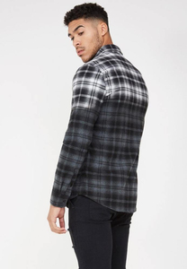 Chemise en flanelle de moto 100% coton à manches longues et fermeture boutonnée, protection en tissu polyester respirant, poches poitrine - Product Image 5