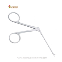 Fait sur mesure 8 pouces pince à touffes médicale 1.6mm pince crocodile ENT oreille chirurgicale extrémité dentelée Source d'alimentation manuelle