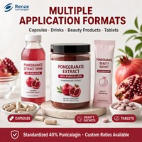 Granaatappel Extract 40% Punicalagin Poeder Punica Granatum Fruit Schil Natuurlijk Polyfenol Supplement Ingrediënt