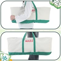 Sac de transport en toile pour tuiles et plateaux de Mahjong américain, vide, pour accessoires de jeux de tuiles, cadeaux