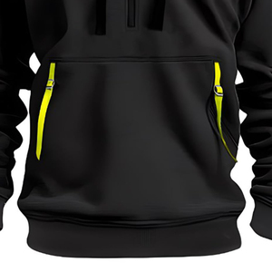 Sweat-shirt à capuche unisexe à manches longues, col épais, imprimé, surdimensionné, vierge, survêtement d'extérieur - Product Image 2