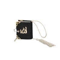 Coran miniature avec couverture en velours, Coran arabe, cadeau islamique pour le Ramadan, Allah, Ramadan, Eid, Mohammed