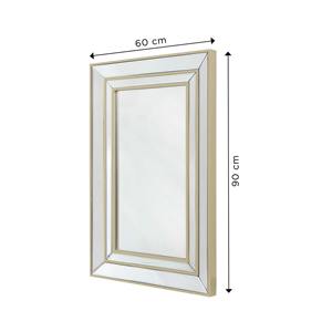 Miroir mural rond en métal doré exquis ajoutant une élégance royale de luxe et une touche artistique moderne aux intérieurs contemporains - Product Image 6