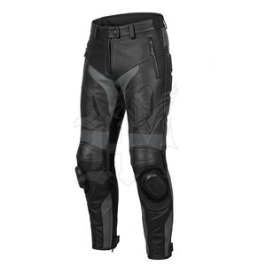 Export Quality <b>Plus</b> <b>Size</b> Men Breathable <b>Leather</b> Motorbike <b>Pant</b> Strong Material Comfortable Fit Safety Stitching Fine All Seasons - Product Image 2