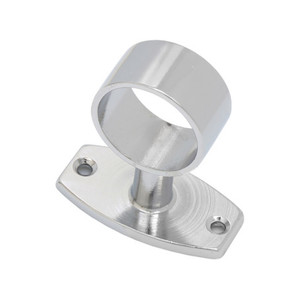 Passacavo in Ottone Cromato da Avvitare per Tubo da 30 mm - Product Image 1