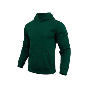 Men's Women's European <b>American</b> Style Velour Embroidered Solid 100% Cotton <b>Hoodie</b> Hooded Pullover Sports Casual Long Lantern - Product Image 2